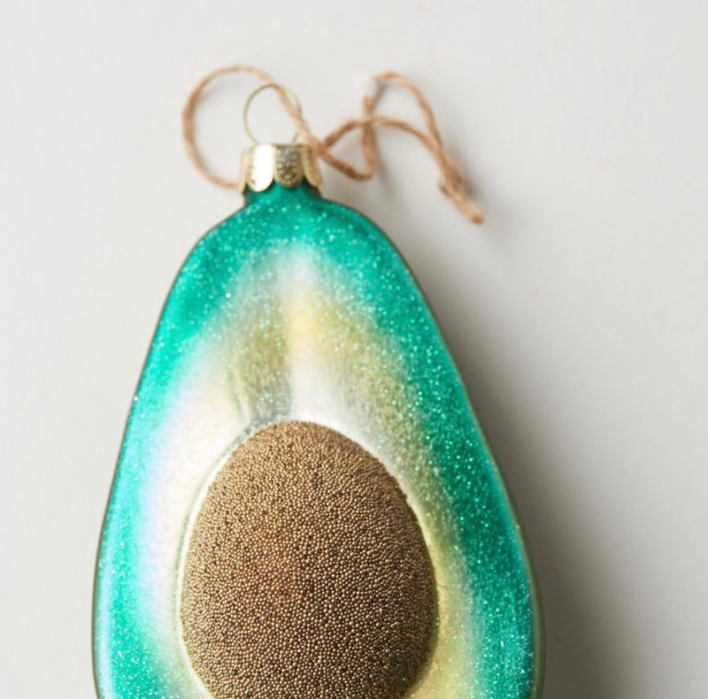 Half Avocado Ornament