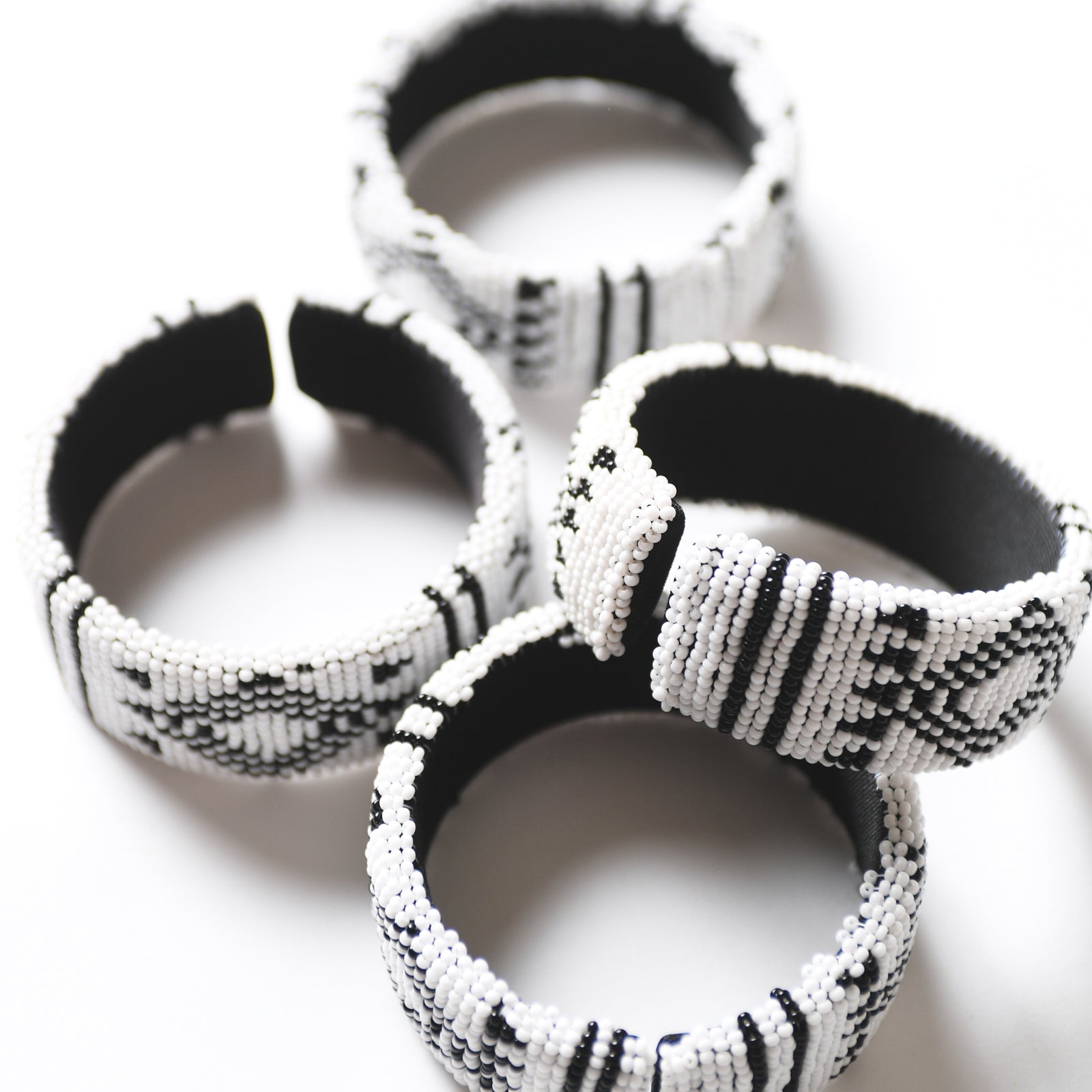 Zulu Beaded Cuff Bangle – Blanche + Mimi