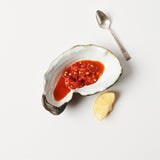 handcrafted oyster shell dish
