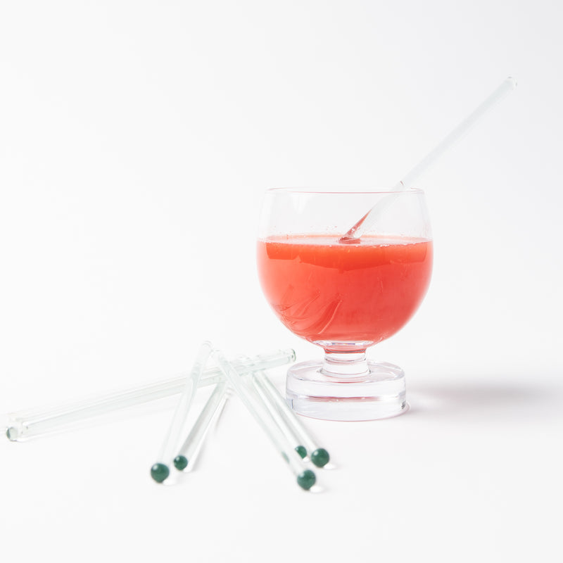 Vintage Glass Cocktail Stirrers