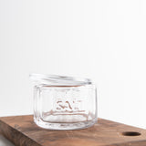 glass salt bin container
