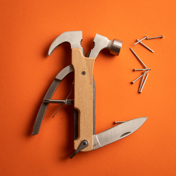 hammer, screwdriver knife tool