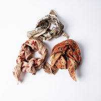 Hand-Printed Bandana Scarf