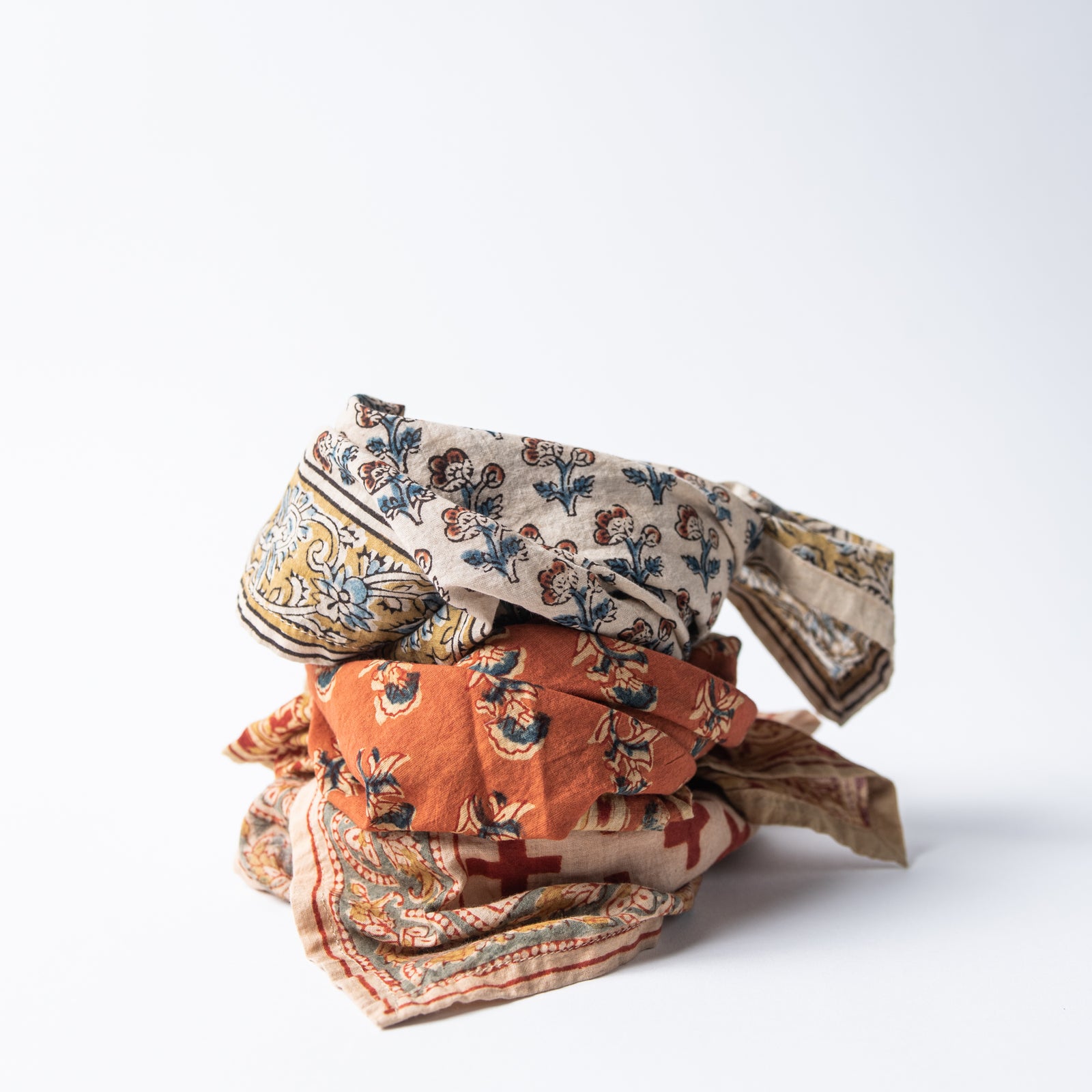 スカーフ [MATINKIM]matin vintage printed bandana in ivory MATIN VINTAGE PRINTED BANDANA IN IVORY – Matin Kim