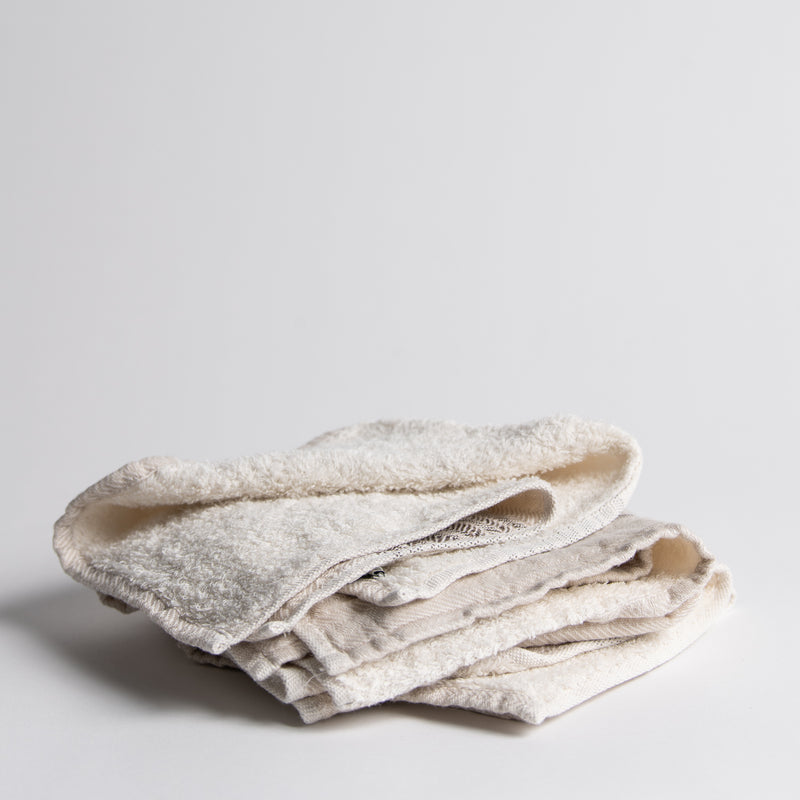 Japanese Striped cotton washcloth