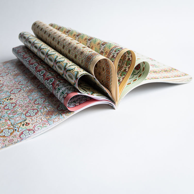 gift wrapping paper book