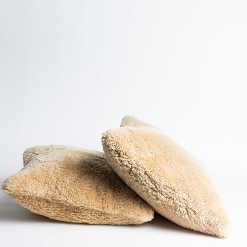 Natural Shearling Pillow