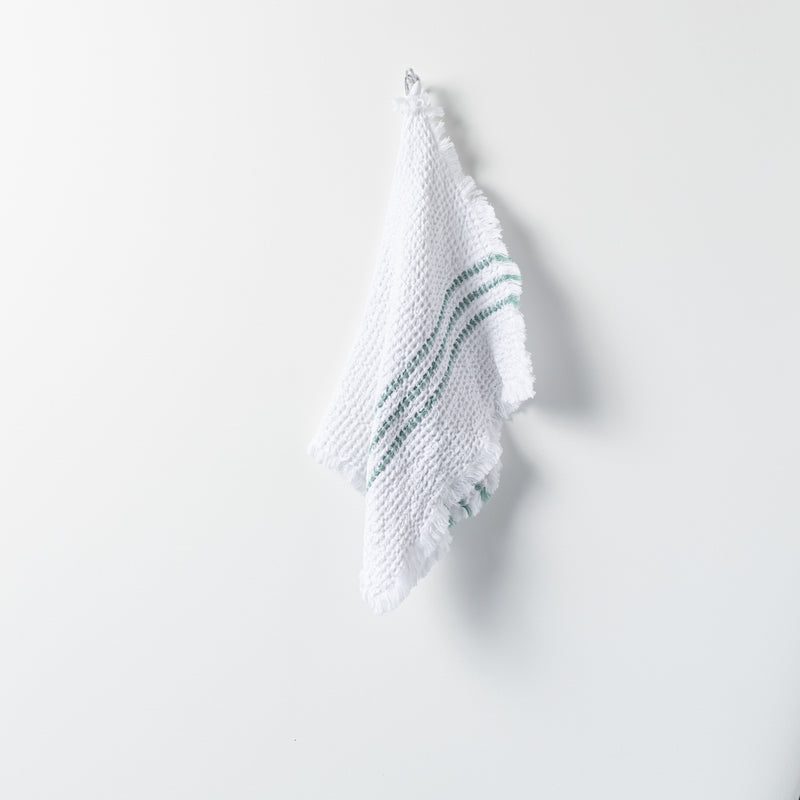 striped cotton hand dish towel