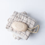 Japanese cotton check hand towel
